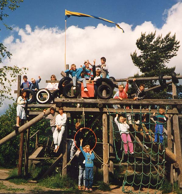 Klttris vid GVS 20-rsjubileum 1989 (Foto: GVS)